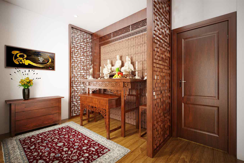 Phòng thờ nên đặt ở đâu trong nhà ống để phù hợp phong thủy?