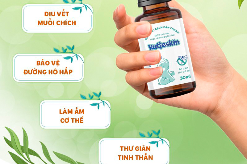 Tinh dầu đuổi muỗi cho trẻ sơ sinh sử dụng loại nào an toàn?